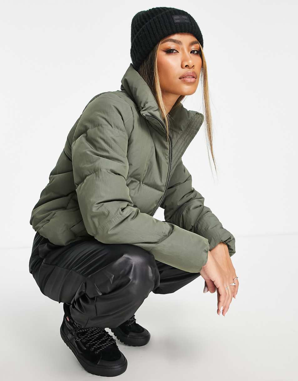 Only padded jacket in khaki green
