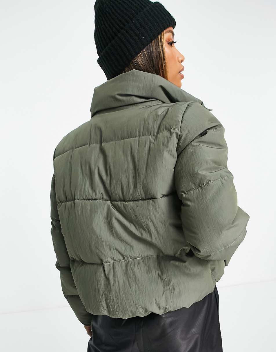 Only padded jacket in khaki green