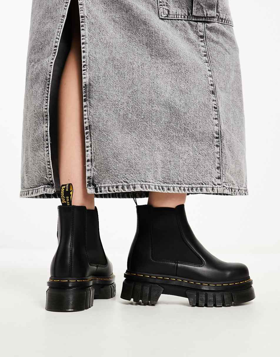 Dr Martens Audrick Chelsea chunky flat Chelsea boots in black