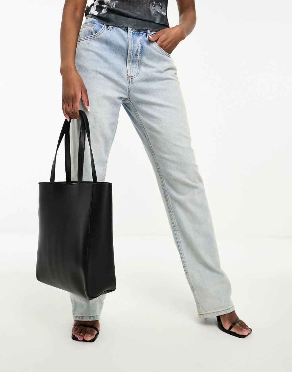 Glamorous tote bag in black