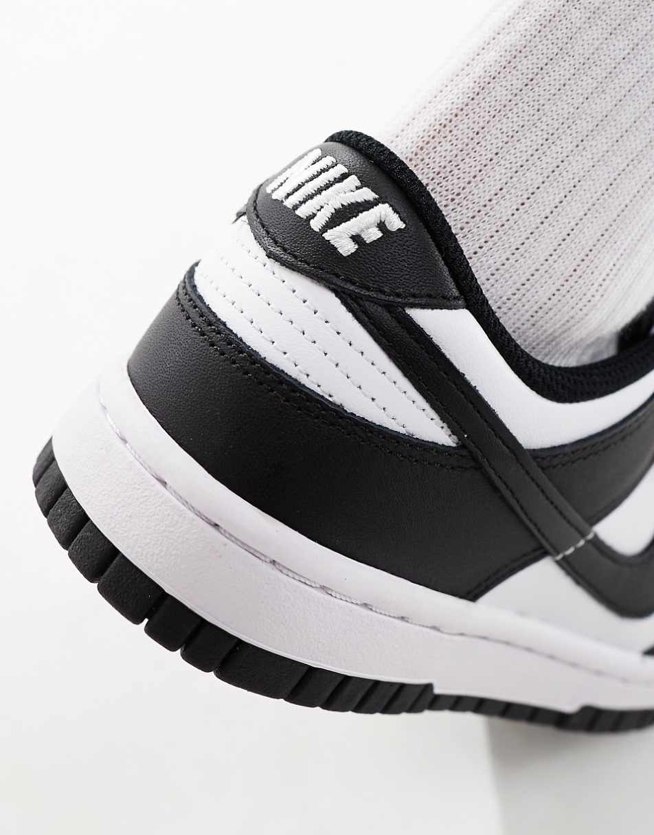 Nike Dunk Low panda sneakers in black and white