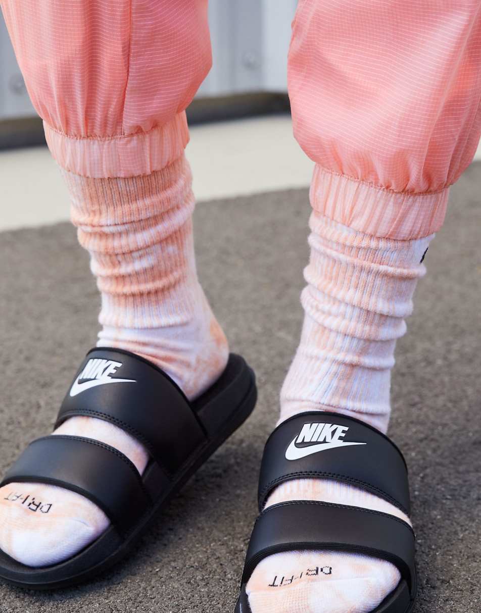Nike Offcourt Duo slides in black