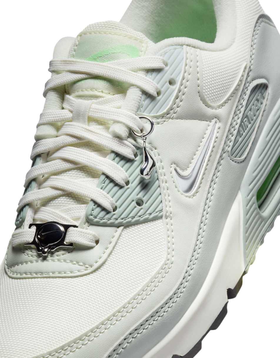 Nike Air Max 90 sneakers with metallic detail