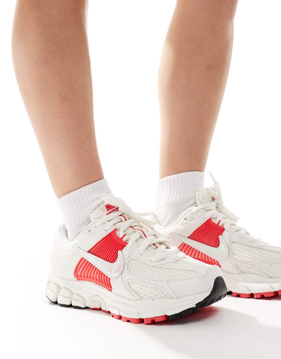 Nike Zoom Vomero 5 sneakers in red and pink
