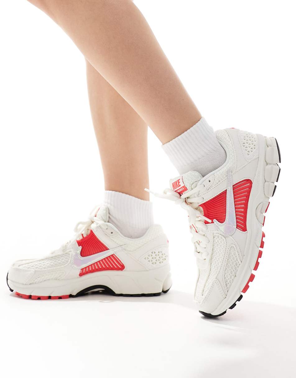 Nike Zoom Vomero 5 sneakers in red and pink