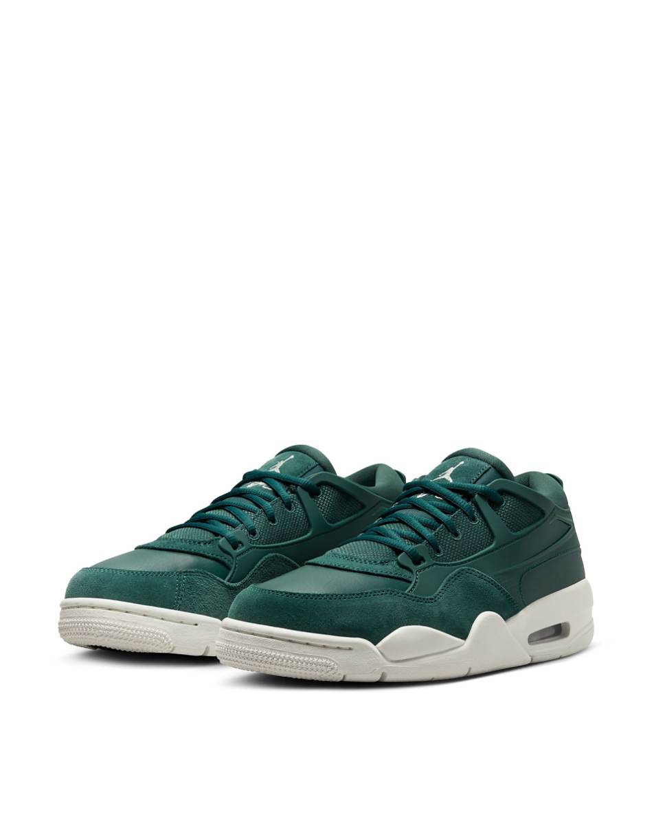 Nike Air Jordan 4 RM sneakers in green and white