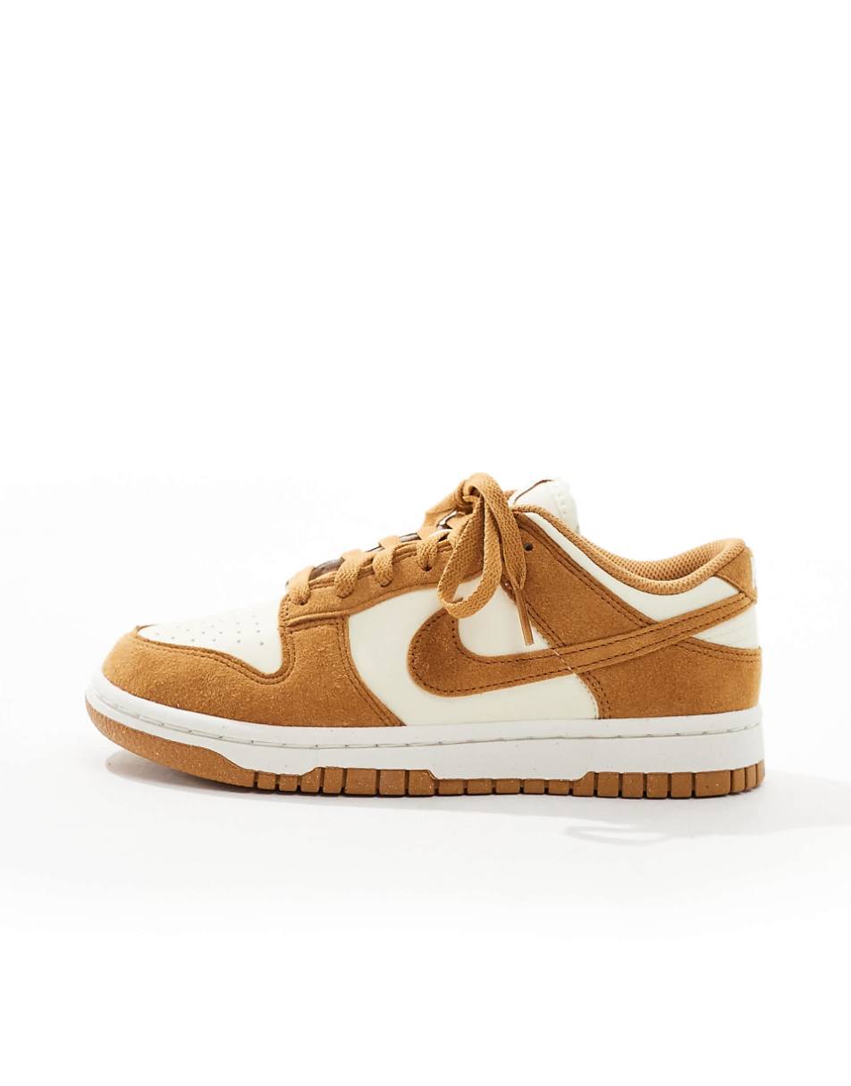 Nike Dunk Low sneakers in mustard