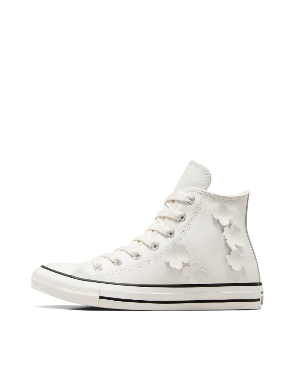 Converse Chuck Taylor All Star Hi sneakers in white with 3D floral