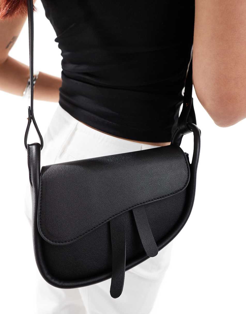 Glamorous crossbody bag in black