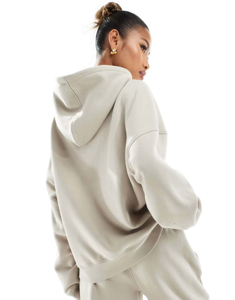 Kaiia logo oversized hoodie in stone - part of a set