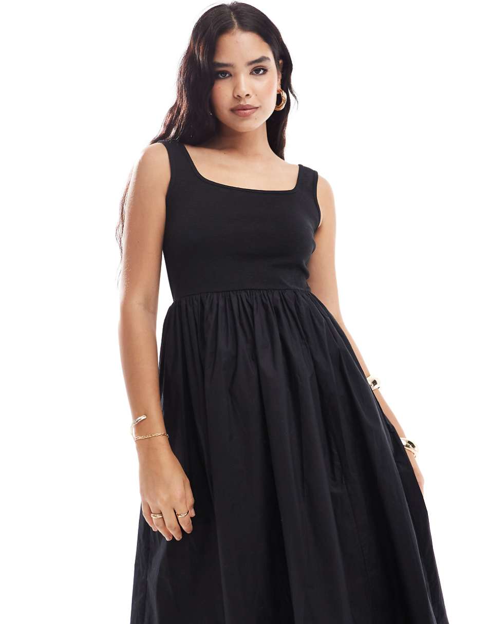 Nobody's Child Colorado midi dress in black