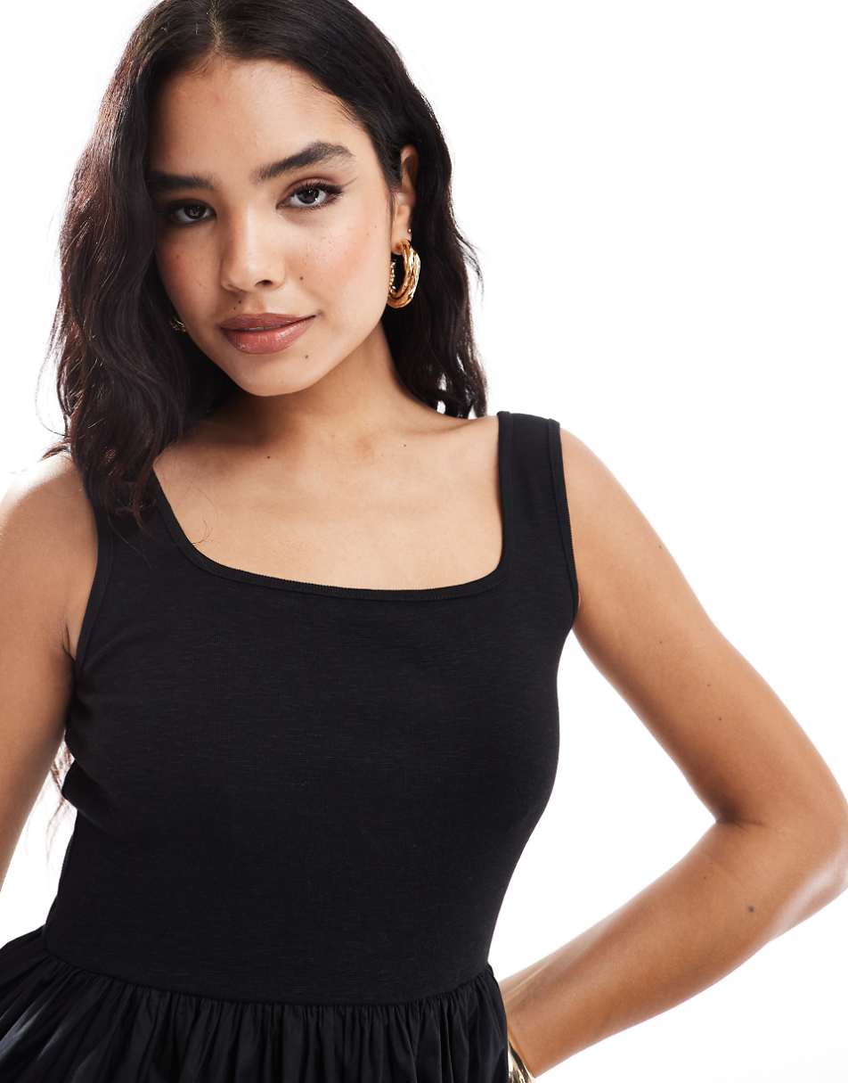 Nobody's Child Colorado midi dress in black