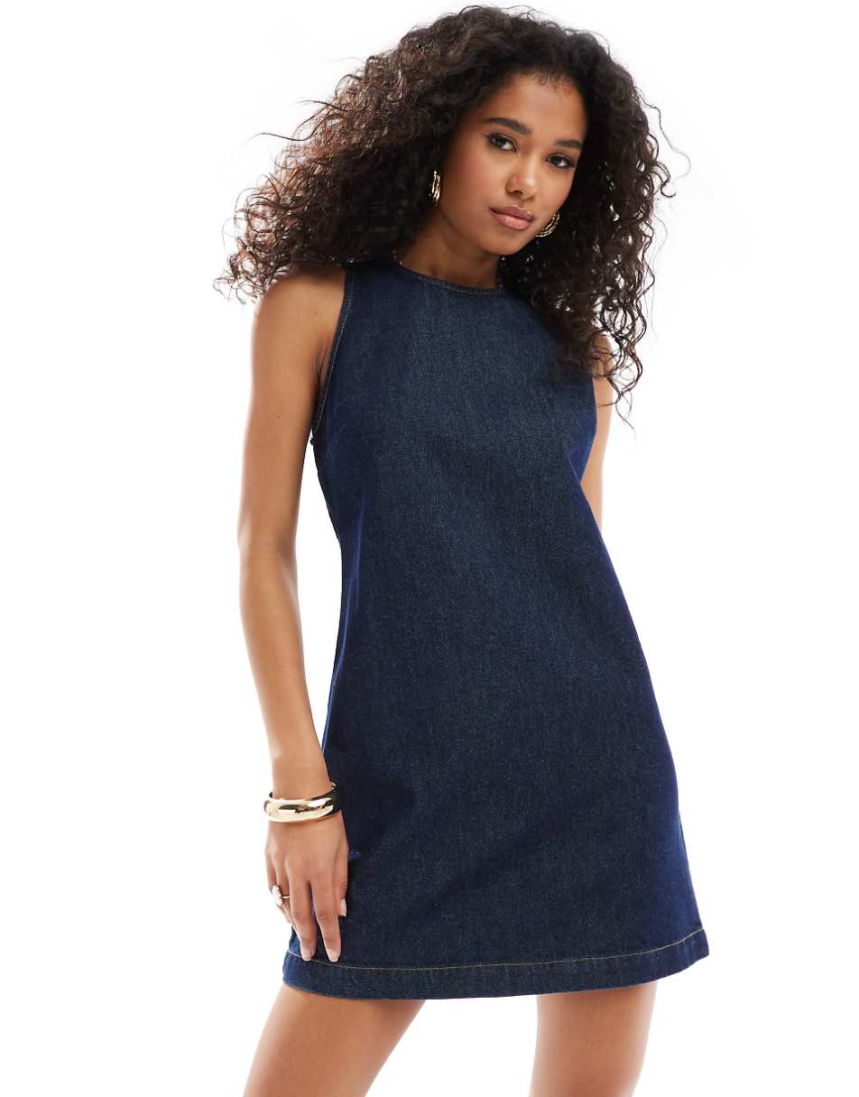 Nobody's Child Palermo racer denim jumper dress