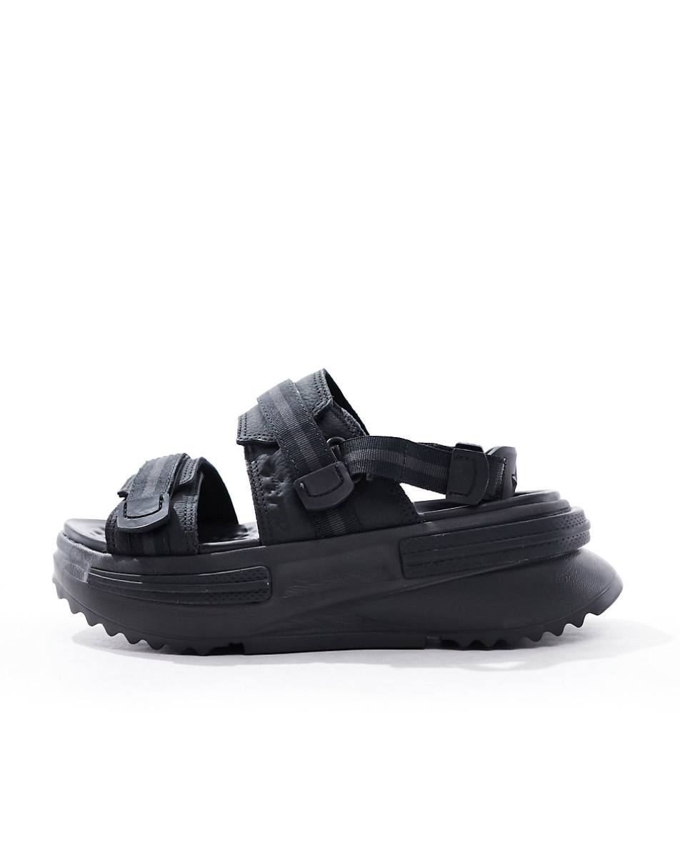 Converse Run Star Utility sandals in black