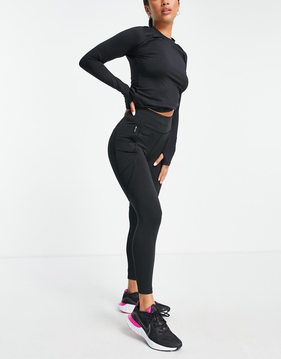 ASOS 4505 Petite icon run tie waist legging