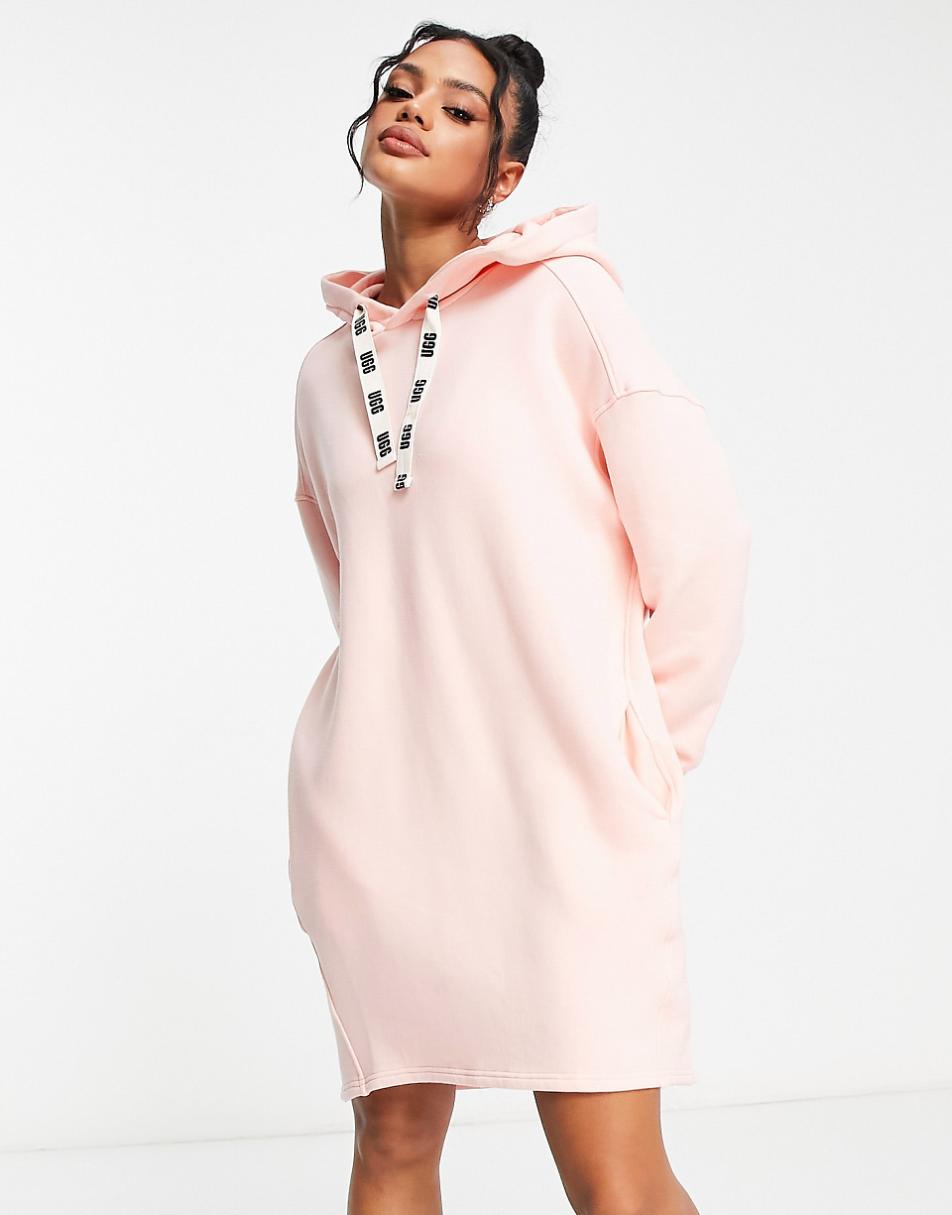 UGG Aderyn hoodie dress in pink