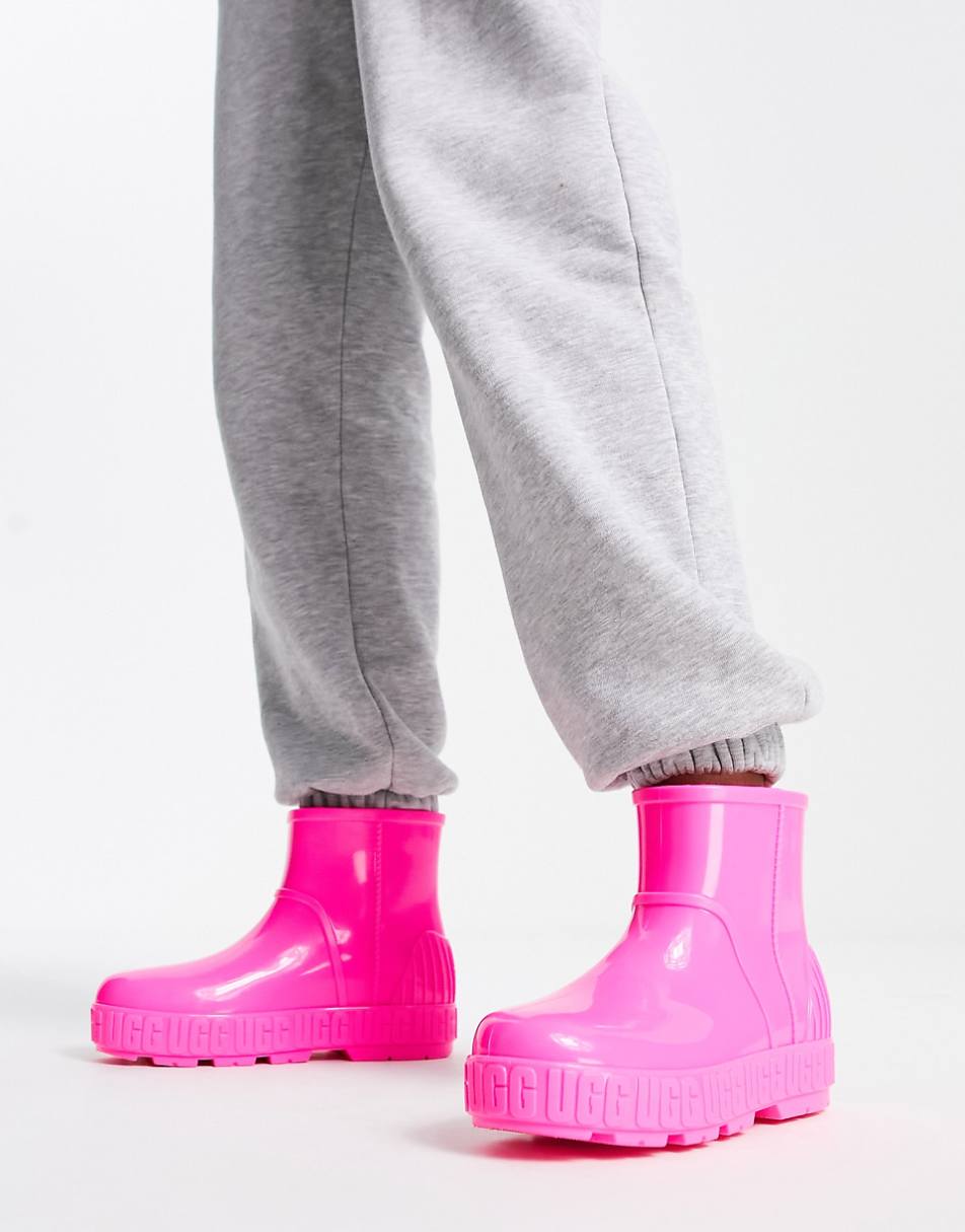 UGG Drizlita rain boots with shearling insole in pink