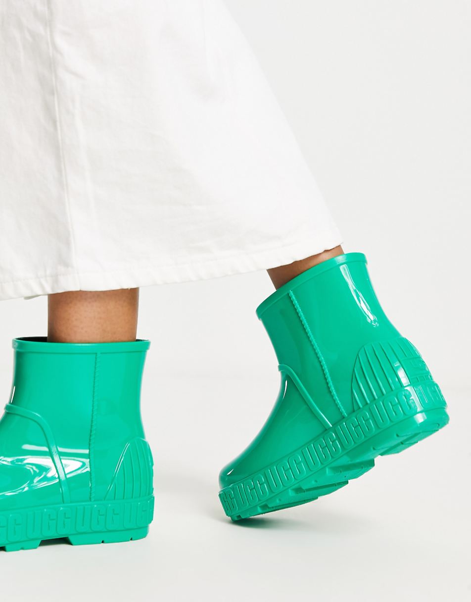 UGG Drizlita rain boots with shearling insole in green