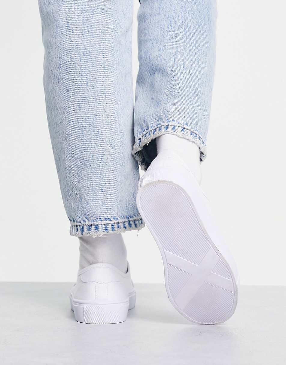 ASOS DESIGN Dizzy lace up sneakers in white