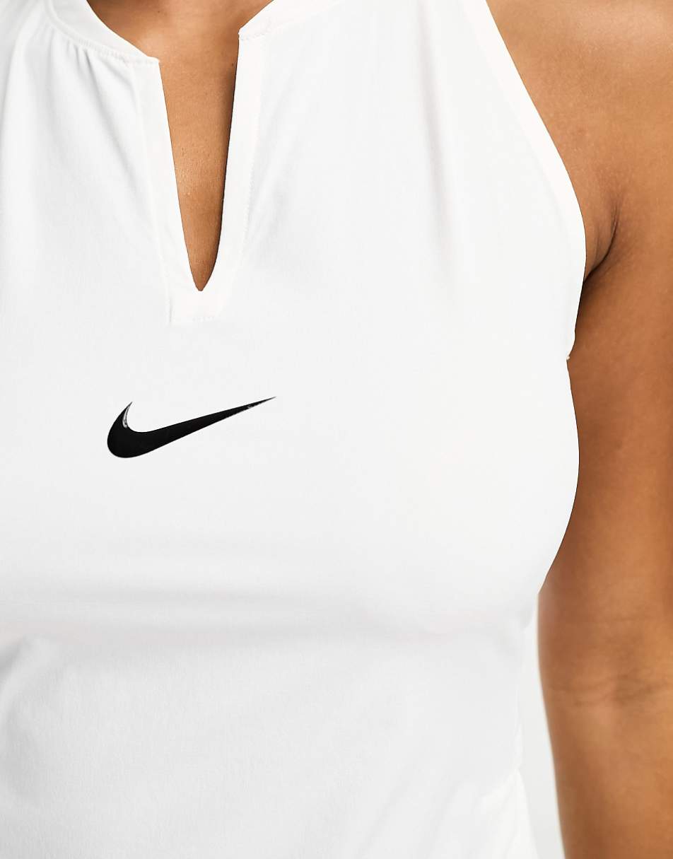 Nike Tennis Dri-Fit Club dress in white