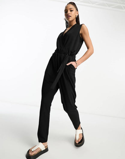 JDY tailored jumpsuit in black