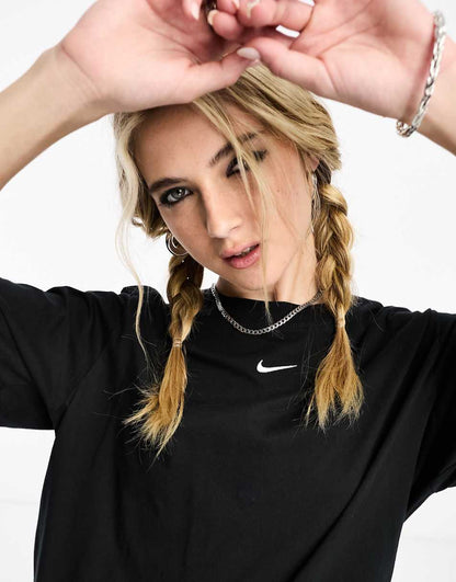 Nike Essentials oversized t-shirt in black
