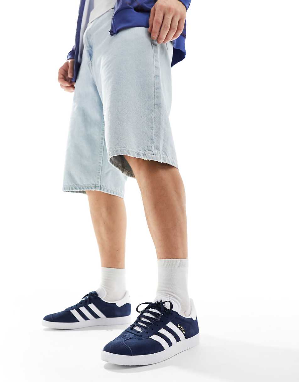 adidas Originals Gazelle sneakers in navy