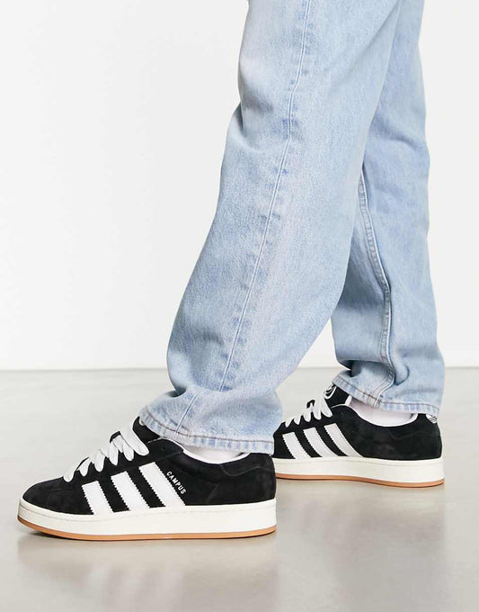 adidas Originals Campus sneakers in black and white