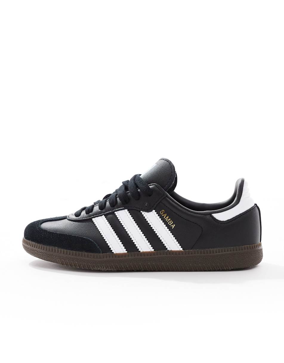 adidas Originals Samba OG sneakers in black and white