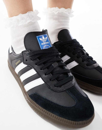 adidas Originals Samba OG sneakers in black and white