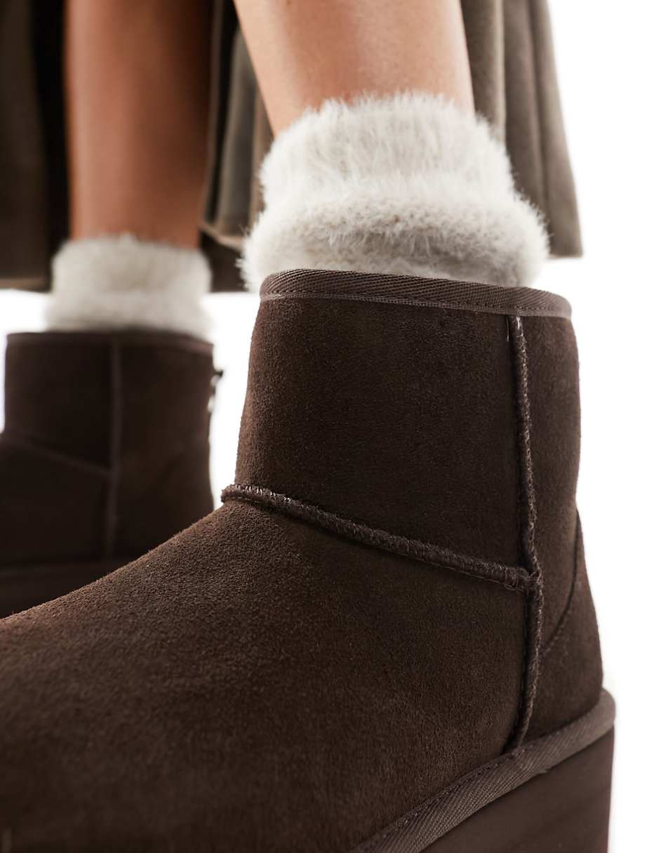 UGG Classic mini platform boots in brown