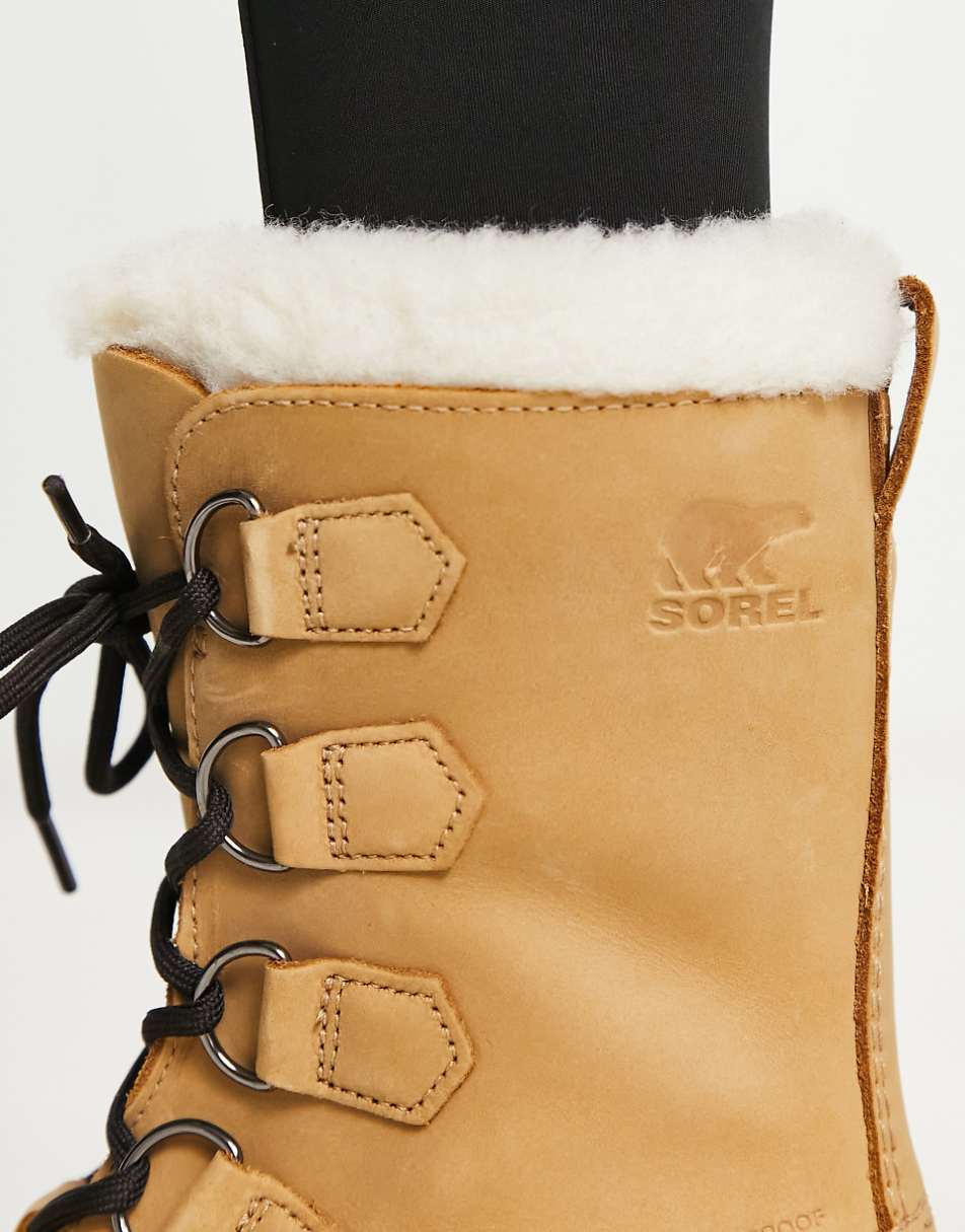 Sorel Caribou waterproof boots in tan