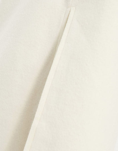 ASOS DESIGN super soft midi skirt in winter white - part of a set