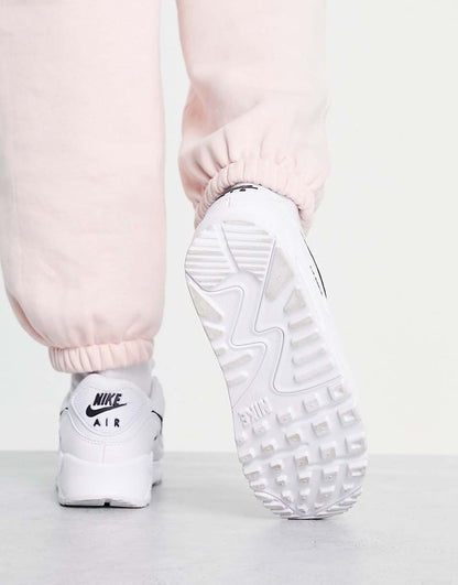 Nike Air Max 90 sneakers in white and black
