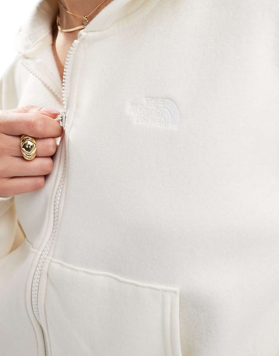 The North Face Evolution full zip jacket in white