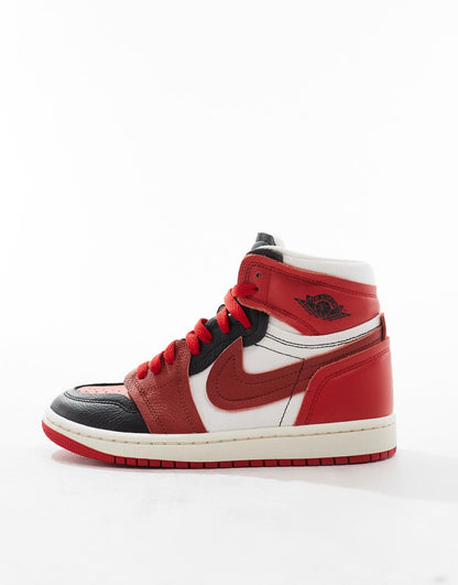 Nike Air Jordan 1 Method of Make sneakers in red and black