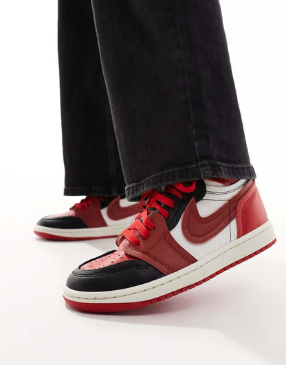 Nike Air Jordan 1 Method of Make sneakers in red and black