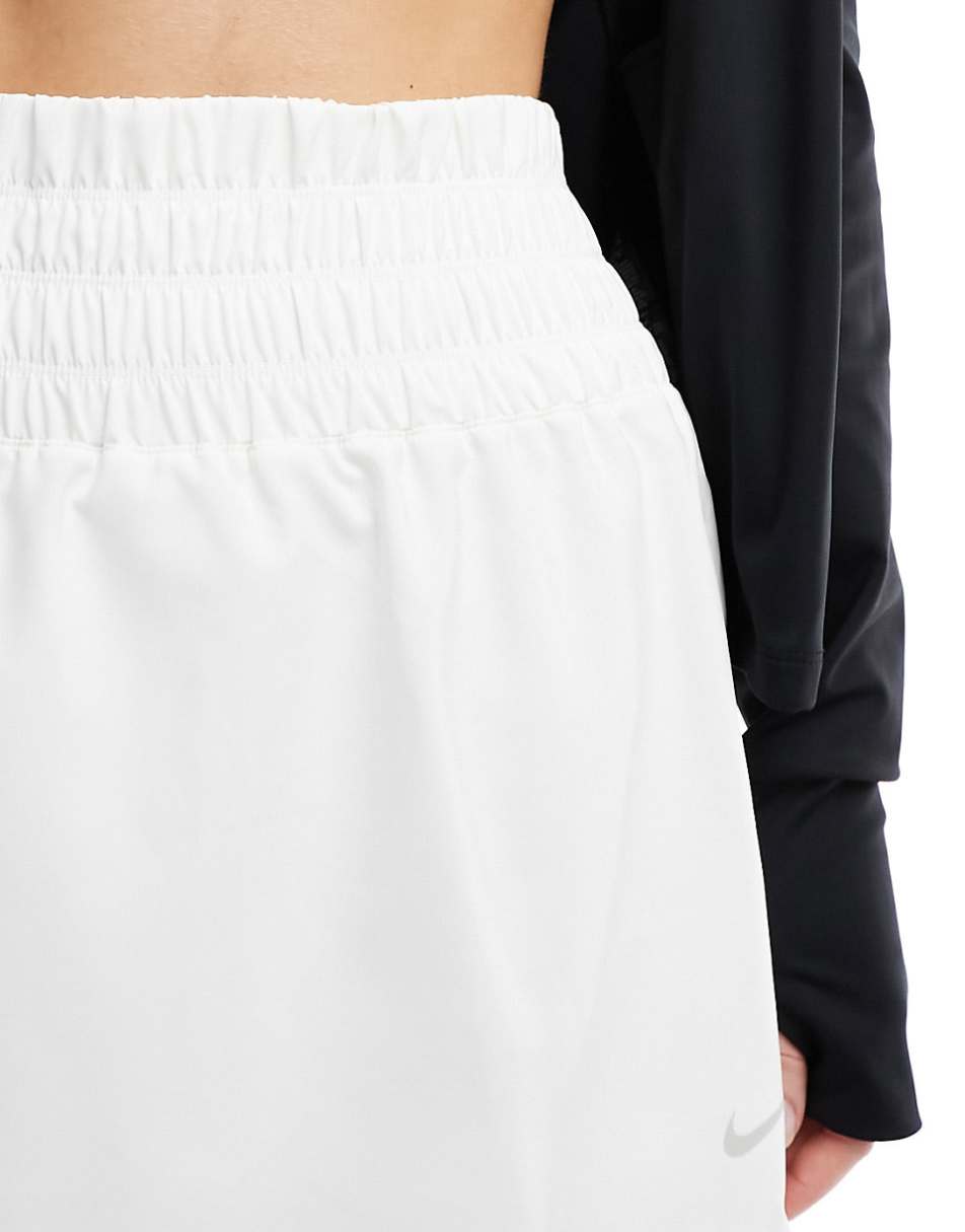 Nike one training skirt in white