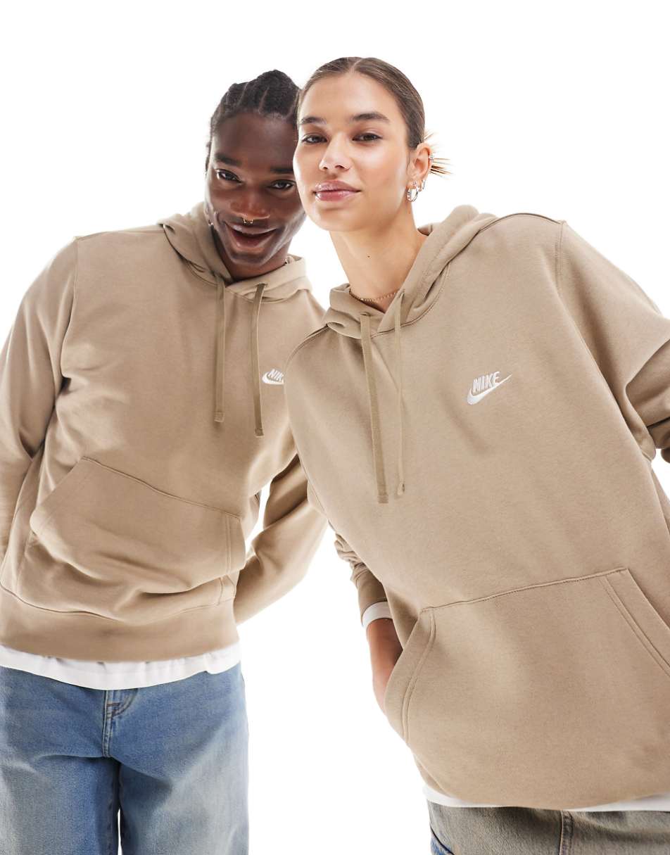 Nike Club Unisex hoodie in beige