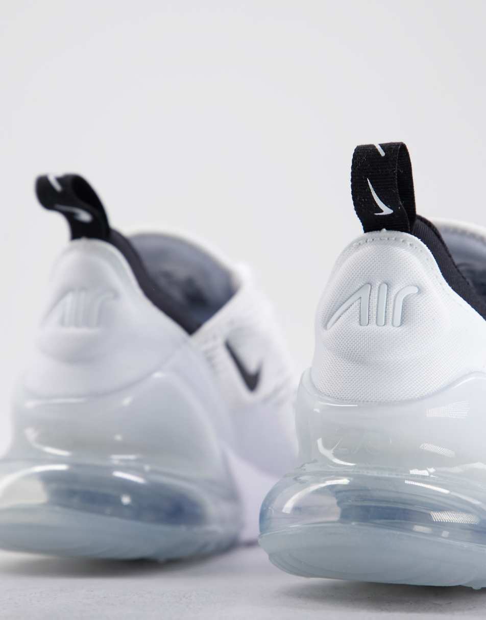 Nike Air Max 270 sneakers in white and black