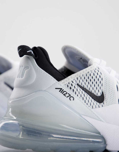 Nike Air Max 270 sneakers in white and black