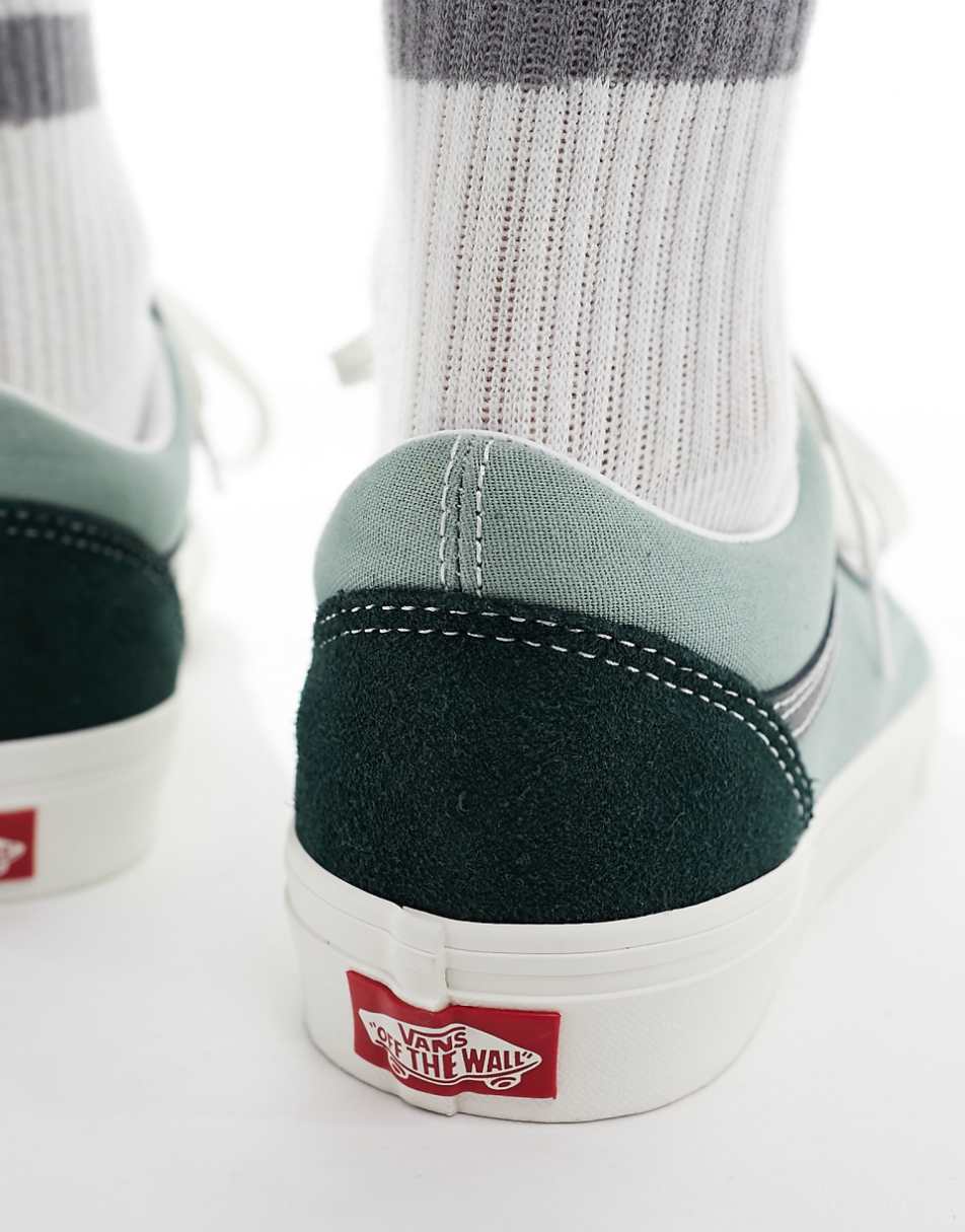 Vans Old Skool sneakers in earth tone green