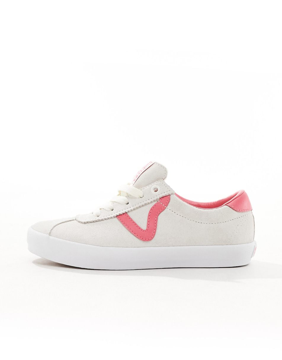 Vans FU Sport Low sneakers in cream and pink