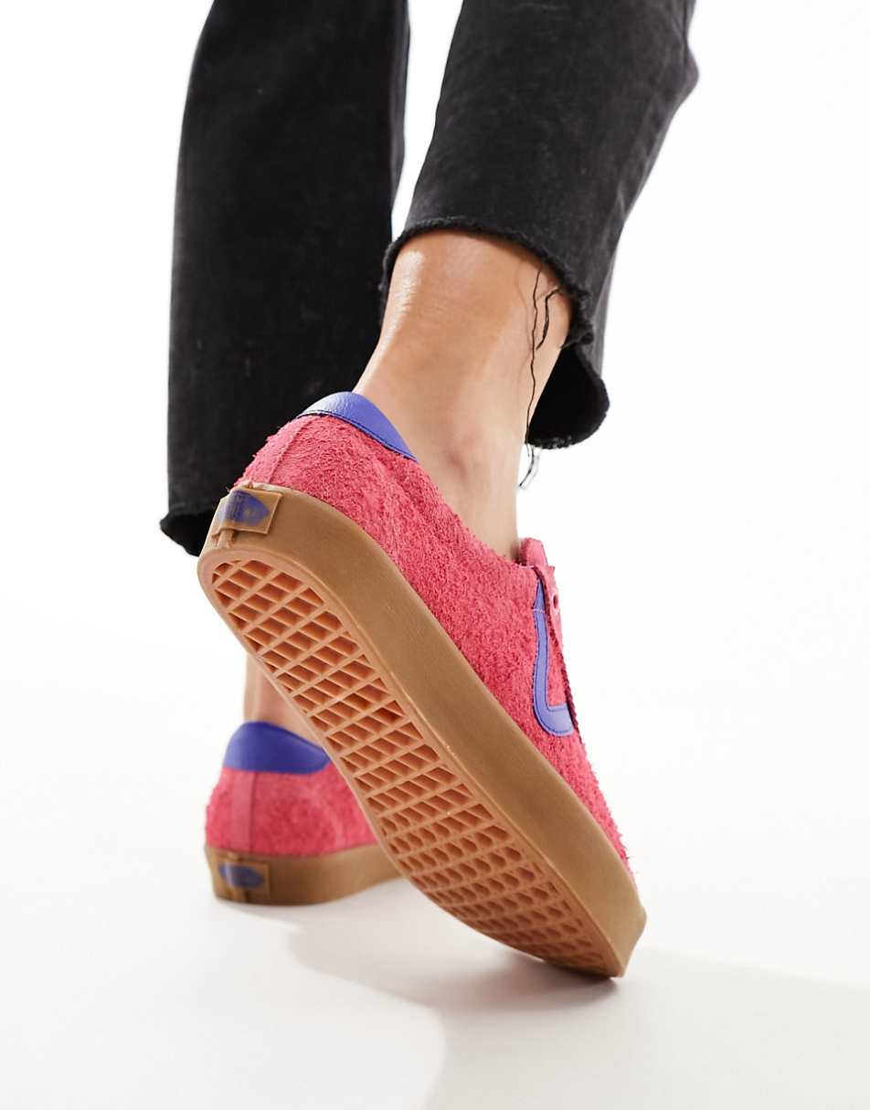 Vans FU Sport Low sneakers with rubber sole in pink and blue