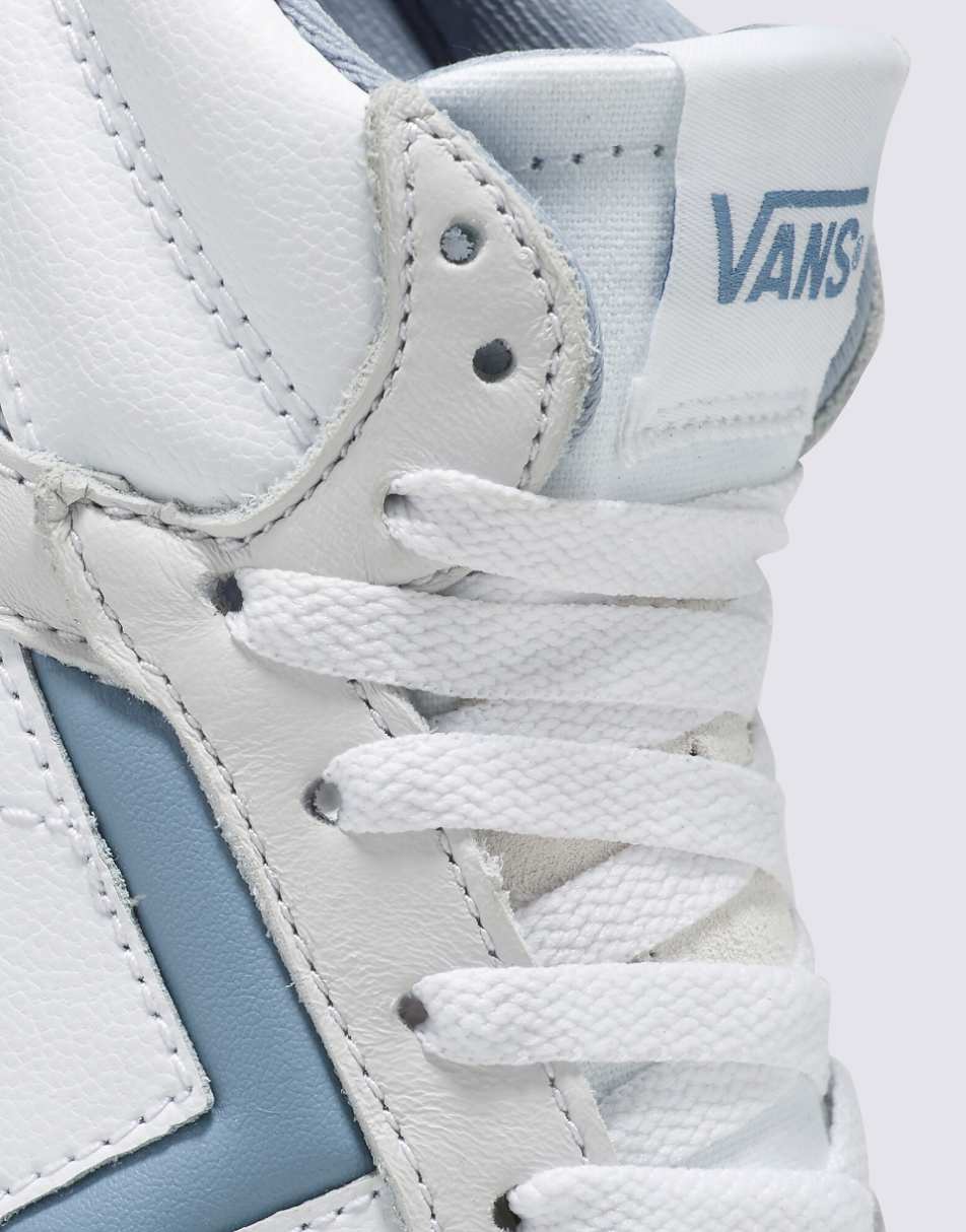 Vans Lowland Mid CC JMP sneakers in white and blue