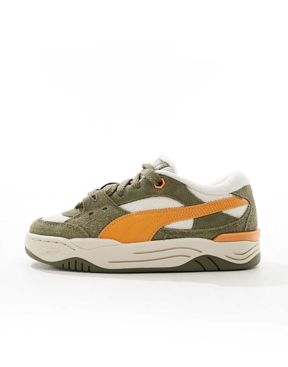 PUMA 180 sneakers in khaki and white