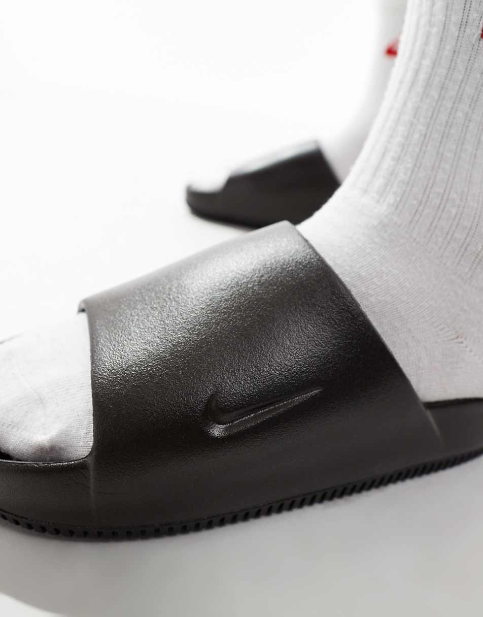 Nike Calm slides in velvet black