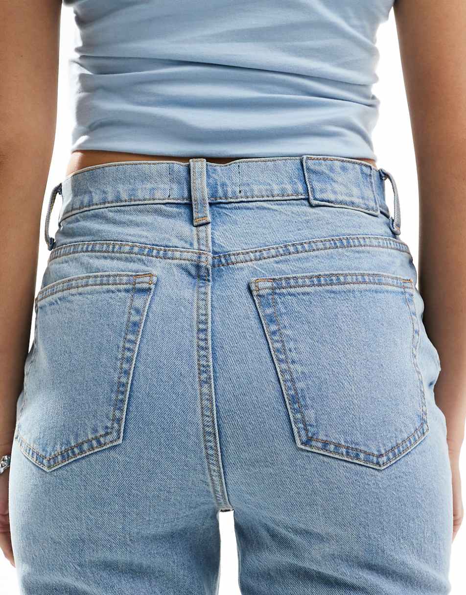 ASOS DESIGN flared jeans in light blue