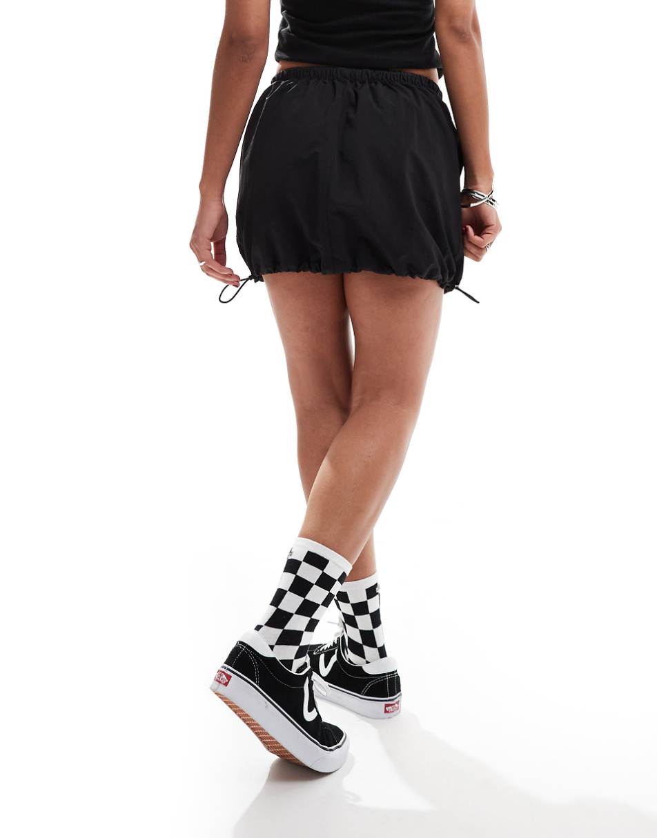 Vans Riley nylon skirt in black