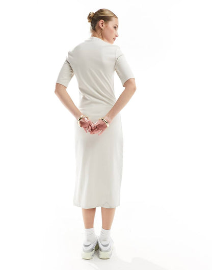 Nike Essentials midi dress in cream